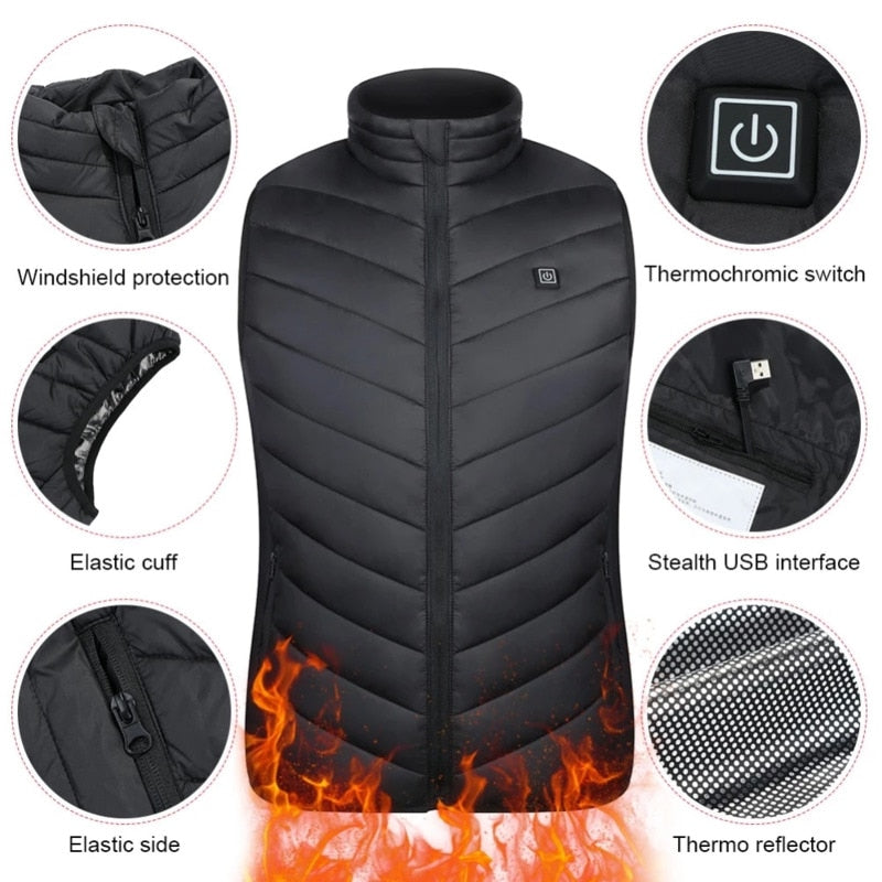 Unisex Warming Heated Vest Product vendor