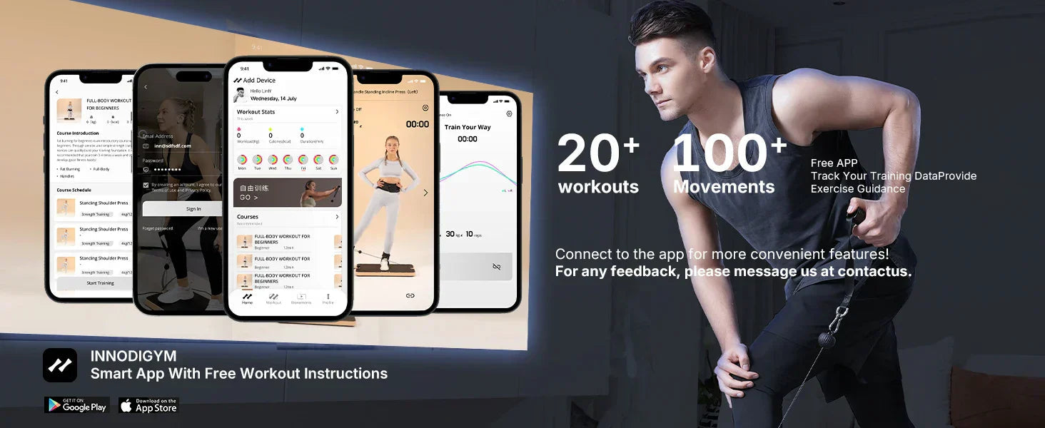 Ultra-Thin Smart Home Gym Product vendor