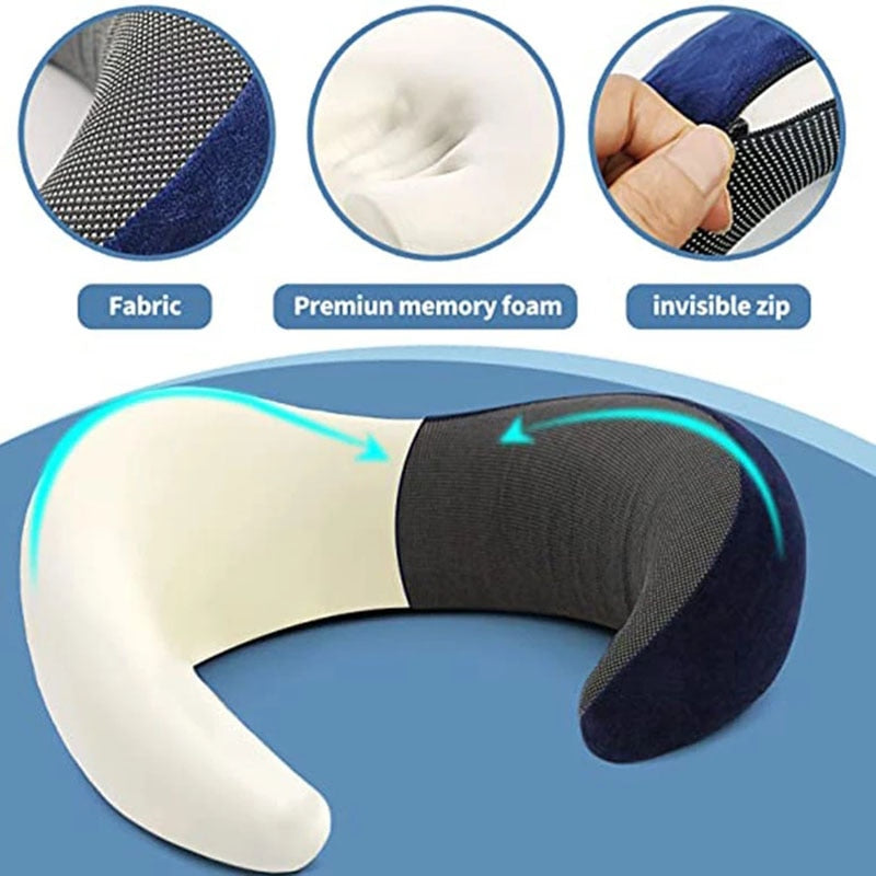 TRVL+ Pure Memory Foam Travel Neck Pillow Product vendor