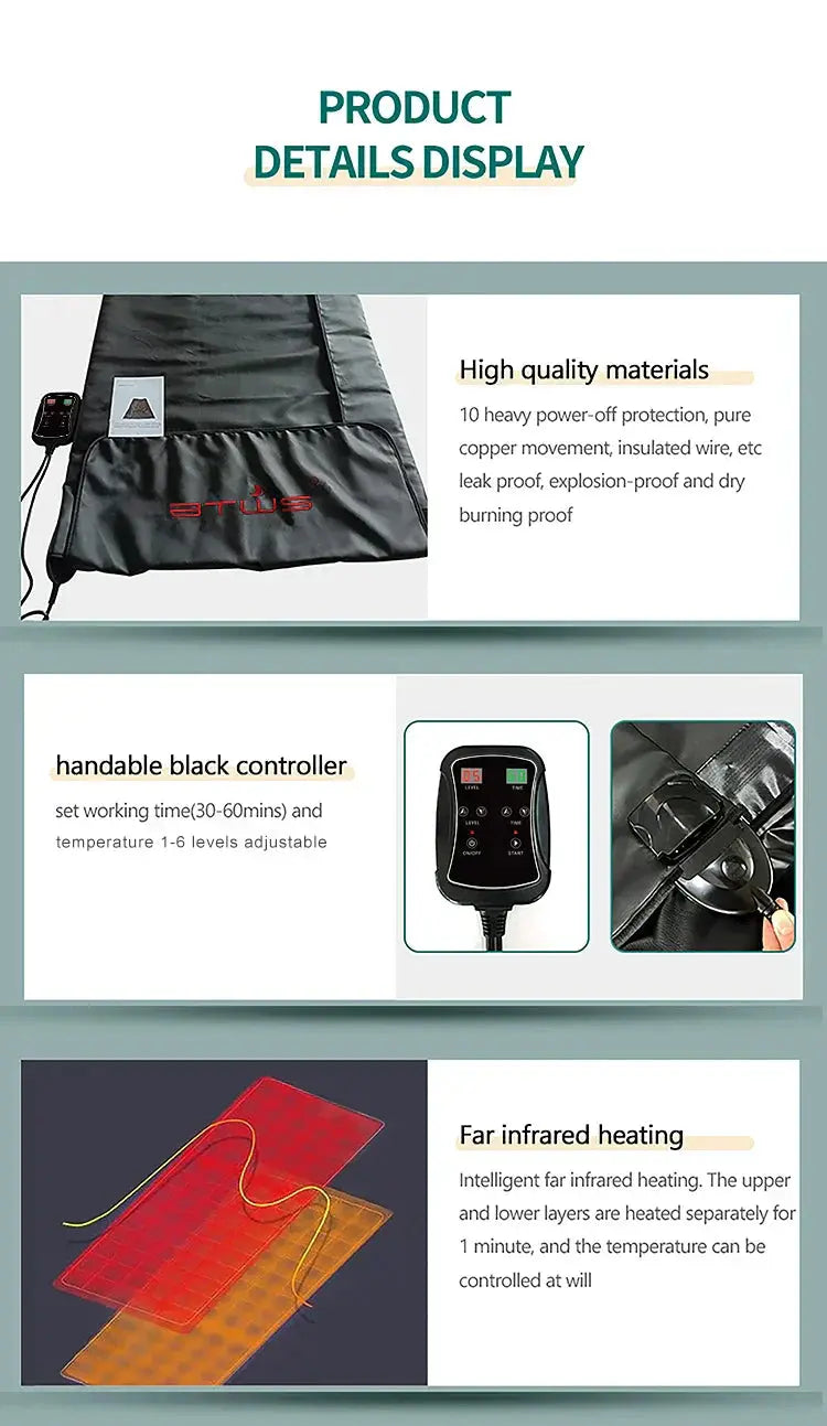 Infrared Sauna Blanket for Weight Loss and Detox Product vendor
