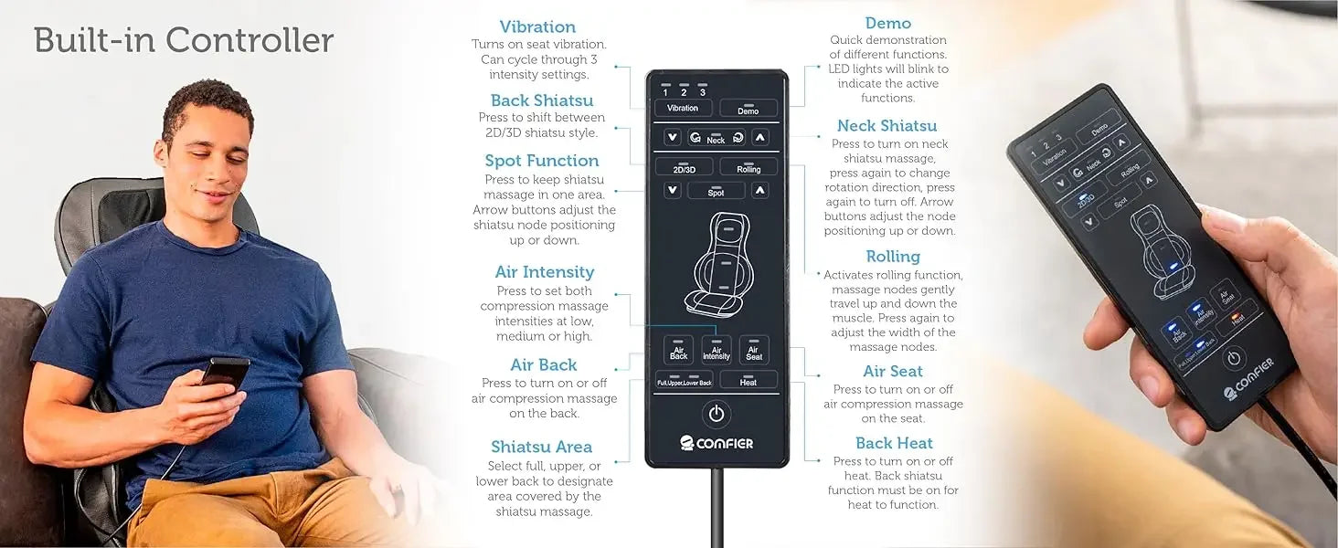 Shiatsu Neck Back Massager with Heat Product vendor