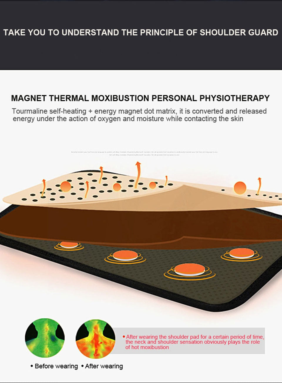 Self-heating Heat Therapy Pad Product vendor