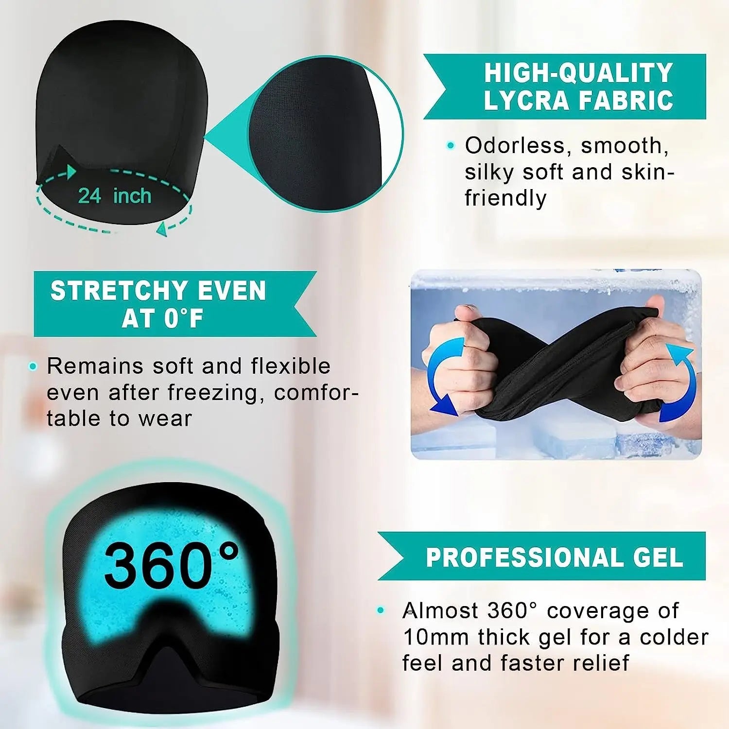 Migraine Relief Hat Product vendor