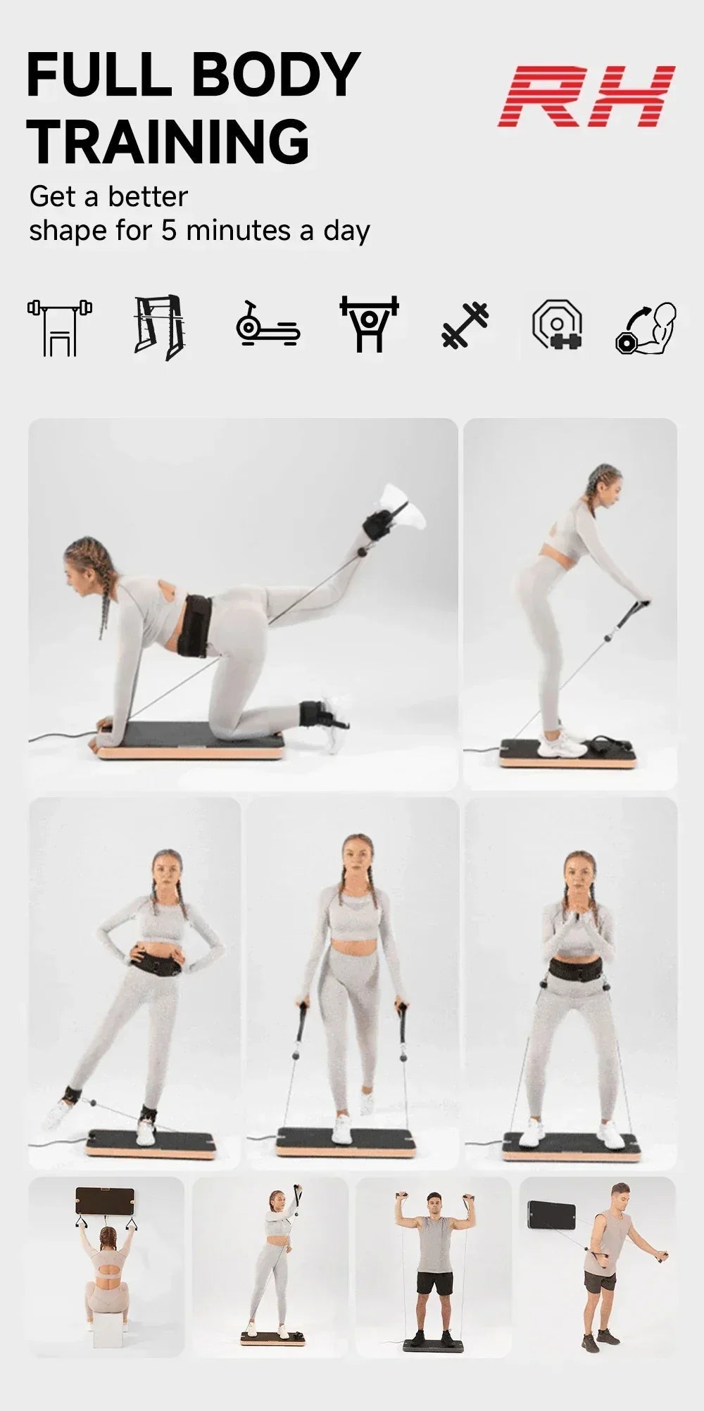 Smart All In One Home Fitness Exercise Training Gym Product vendor