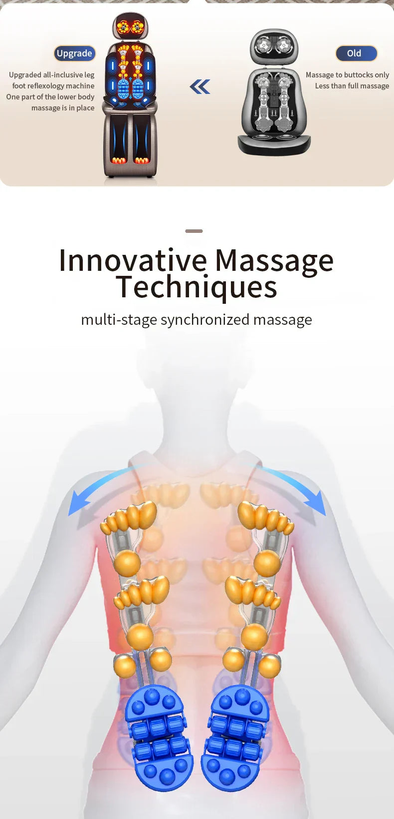 Upgrade Electric Full Body Massage Chair Product vendor
